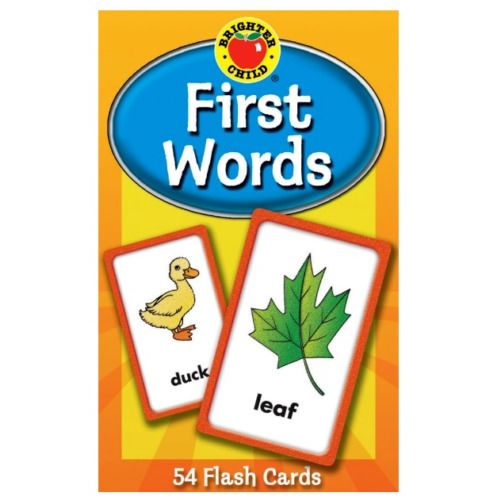 Baby Book First Words Brighter Child Flash Cards for Toddler and Kid